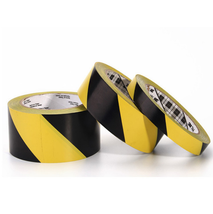 3M Safety Warning Tape 766 Black/Yellow