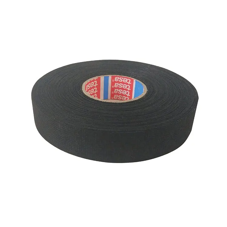 Tesa 51608 PET fleece tape, used for flexibility and noise protection.