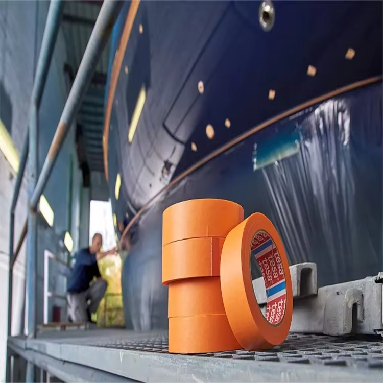 Tesa 4342 fine masking tape is suitable for sharp, clean, and smooth color edges